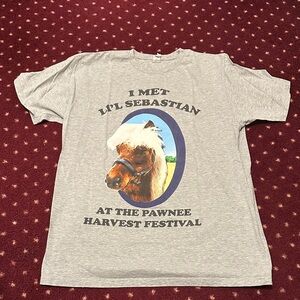 Gray Li'l Sebastian Graphic T-Shirt